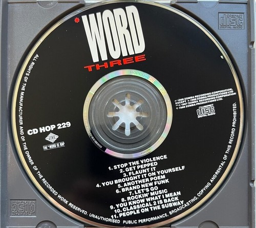 Various word three - three, cd